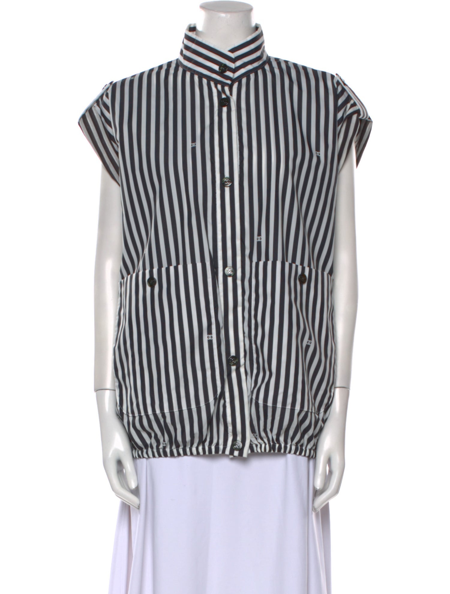 Chanel 2024 Coco Beach Button-Up Top