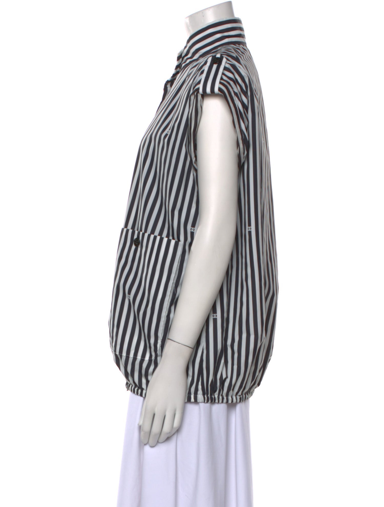 Chanel 2024 Coco Beach Button-Up Top