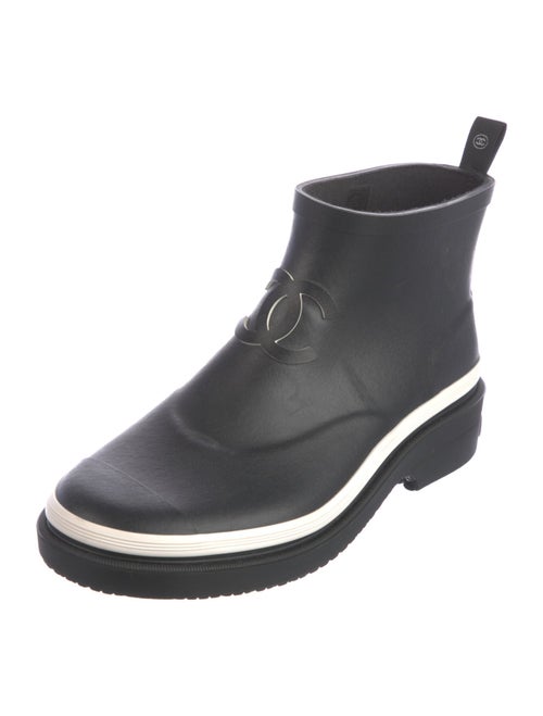Chanel 2023 Interlocking CC Logo Rain Boots