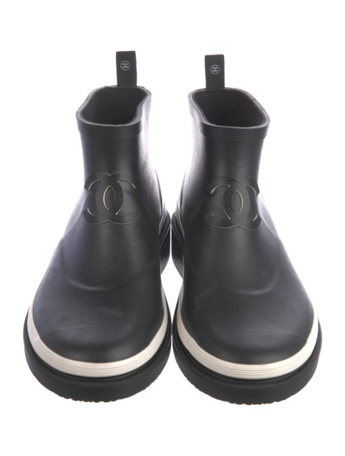 Chanel 2023 Interlocking CC Logo Rain Boots