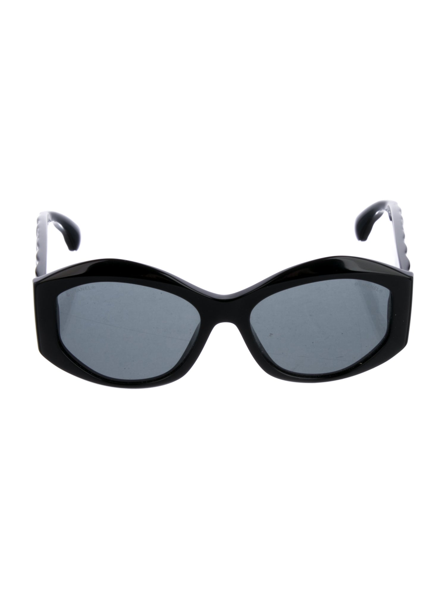 Chanel Interlocking CC Logo Oversize Sunglasses