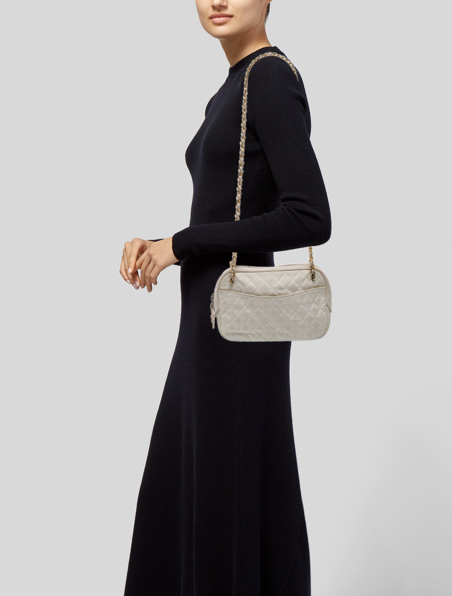 Chanel Quilted Camera Bag