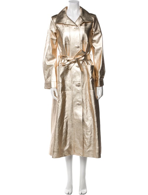 Chanel 2021 Leather Trench Coat