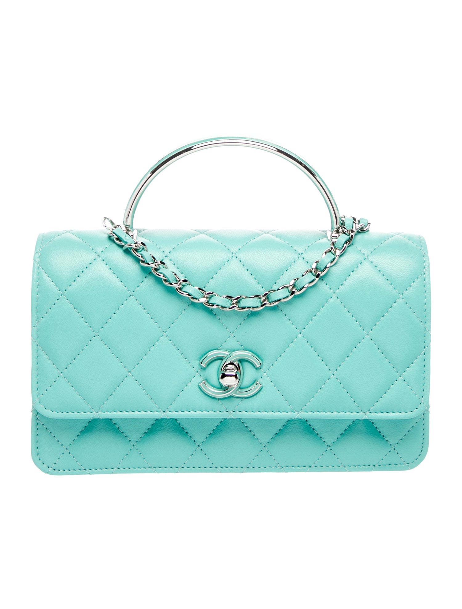 Chanel Top Handle Wallet on Chain