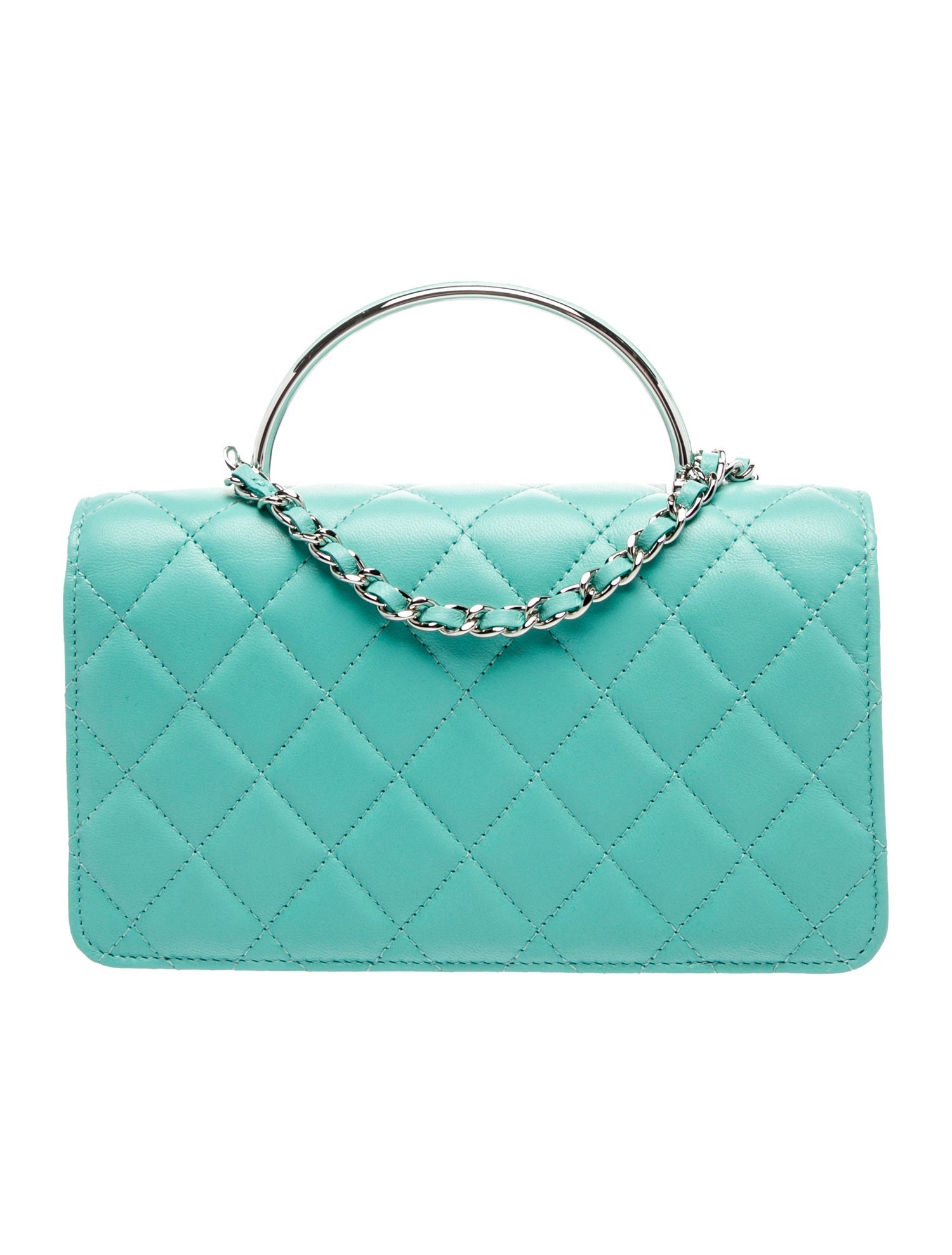 Chanel Top Handle Wallet on Chain