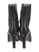 Chanel Interlocking CC Logo Leather Sock Boots