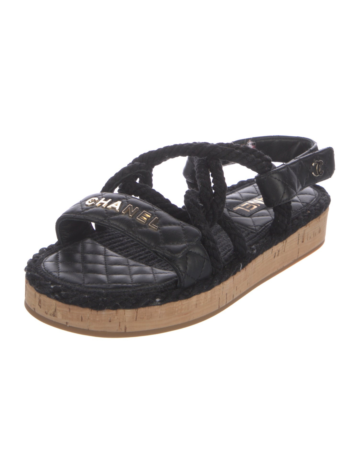 Chanel 2021 Interlocking CC Logo Espadrilles