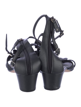 Chanel 2016 Interlocking CC Logo Gladiator Sandals