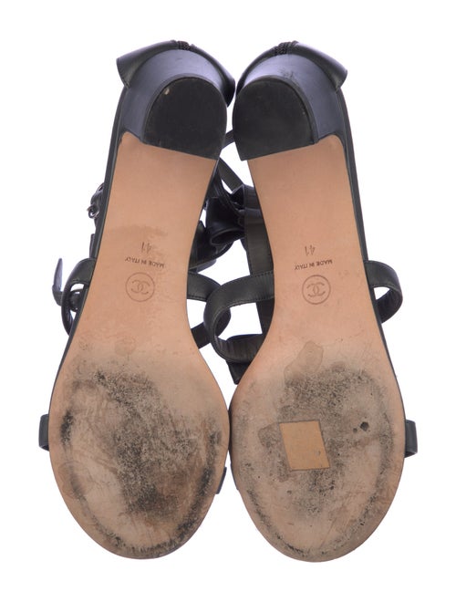 Chanel 2016 Interlocking CC Logo Gladiator Sandals