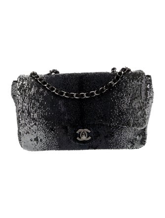 Chanel Medium Sequin Single Flap Bag