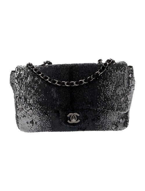 Chanel Medium Sequin Single Flap Bag