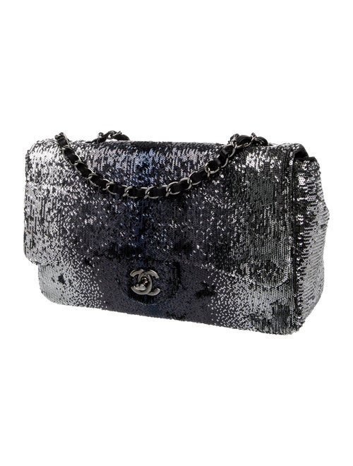 Chanel Medium Sequin Single Flap Bag