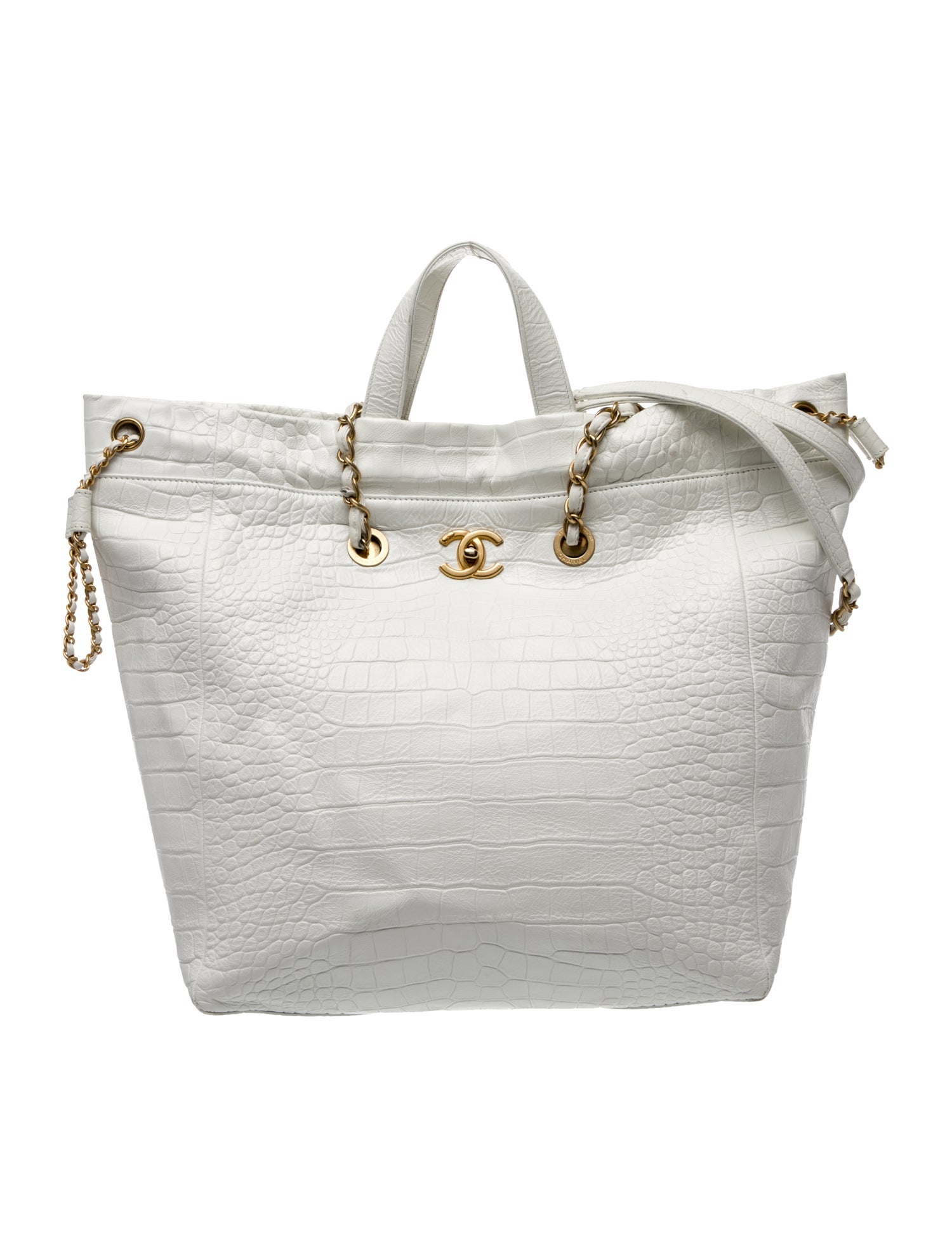 Chanel Paris-New York Large Coco Croc Tote