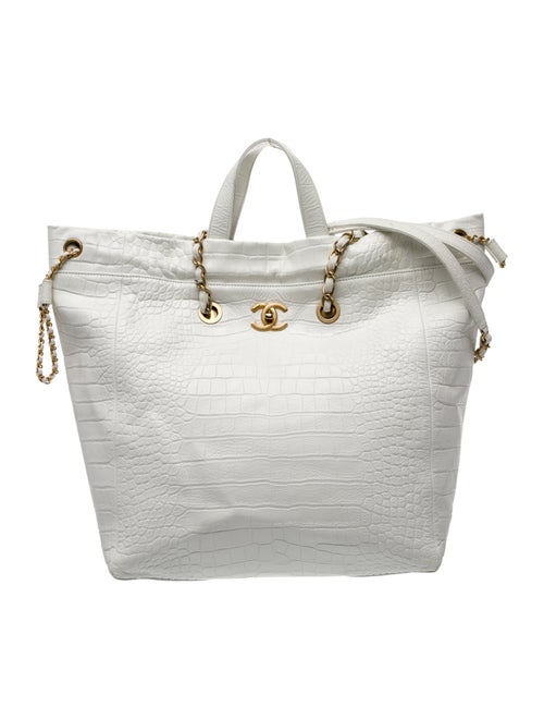 Chanel Paris-New York Large Coco Croc Tote