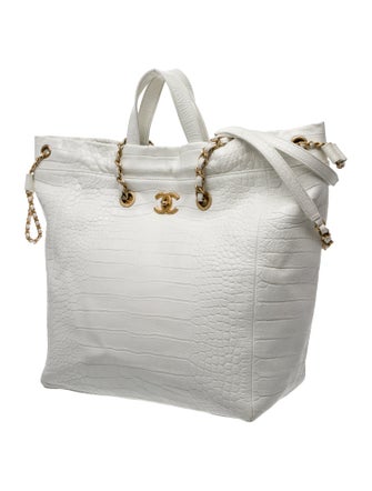 Chanel Paris-New York Large Coco Croc Tote