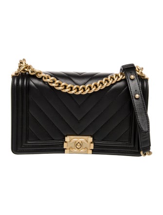 Chanel Medium Chevron Boy Bag