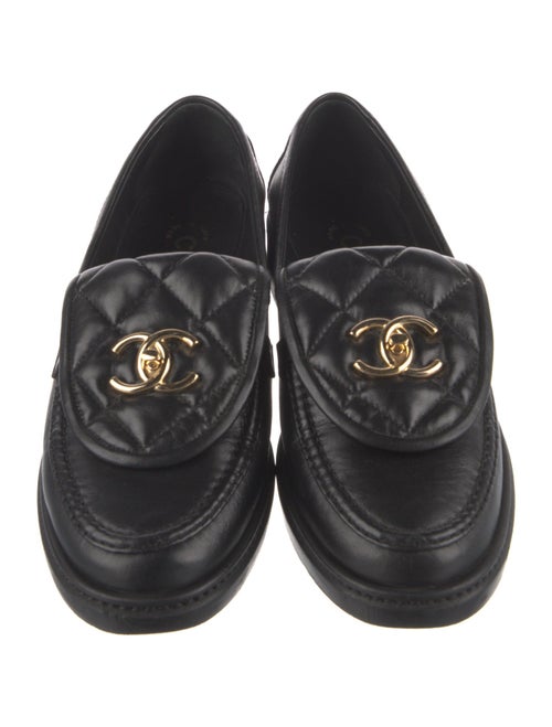 Chanel 2024 Interlocking CC Logo Loafers