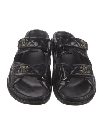 Chanel 2024 Interlocking CC Logo Slides