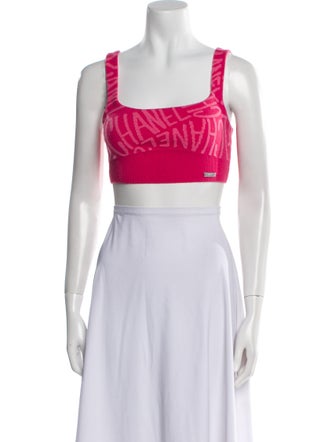 Chanel 2021 Coco Neige Crop Top