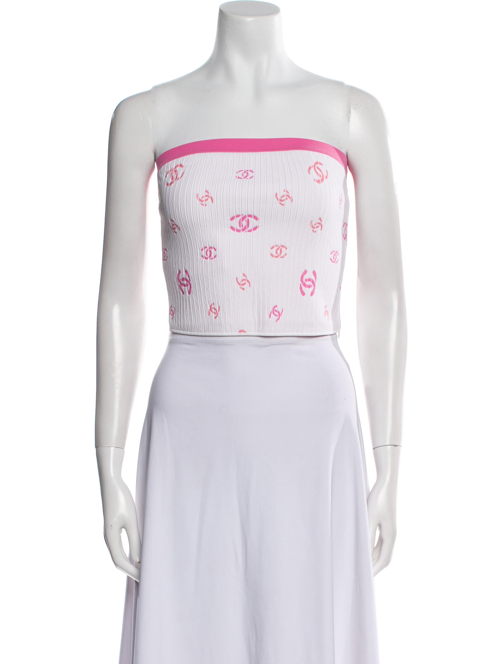 Chanel 2022 Printed Crop Top