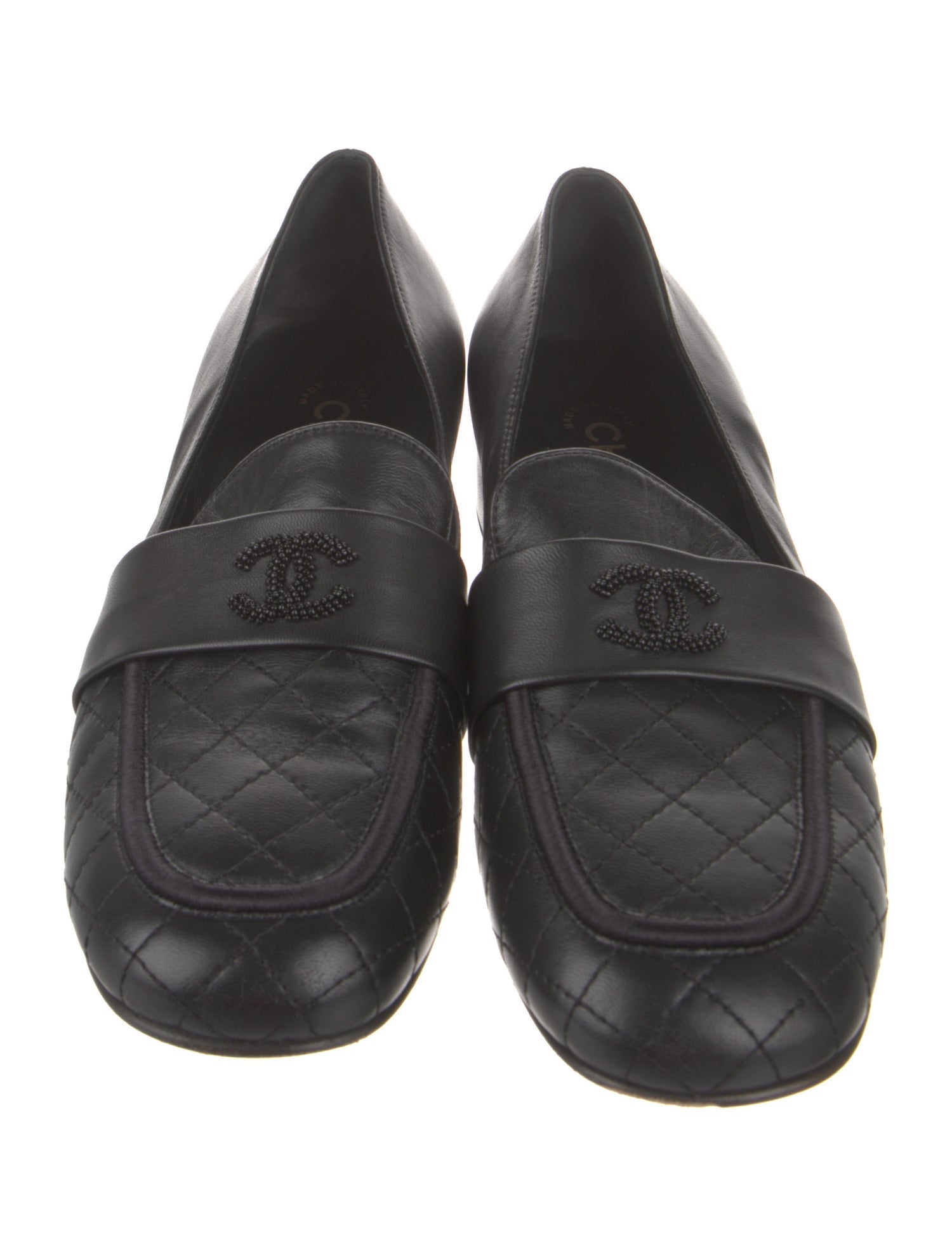 Chanel 2019 Interlocking CC Logo Loafers