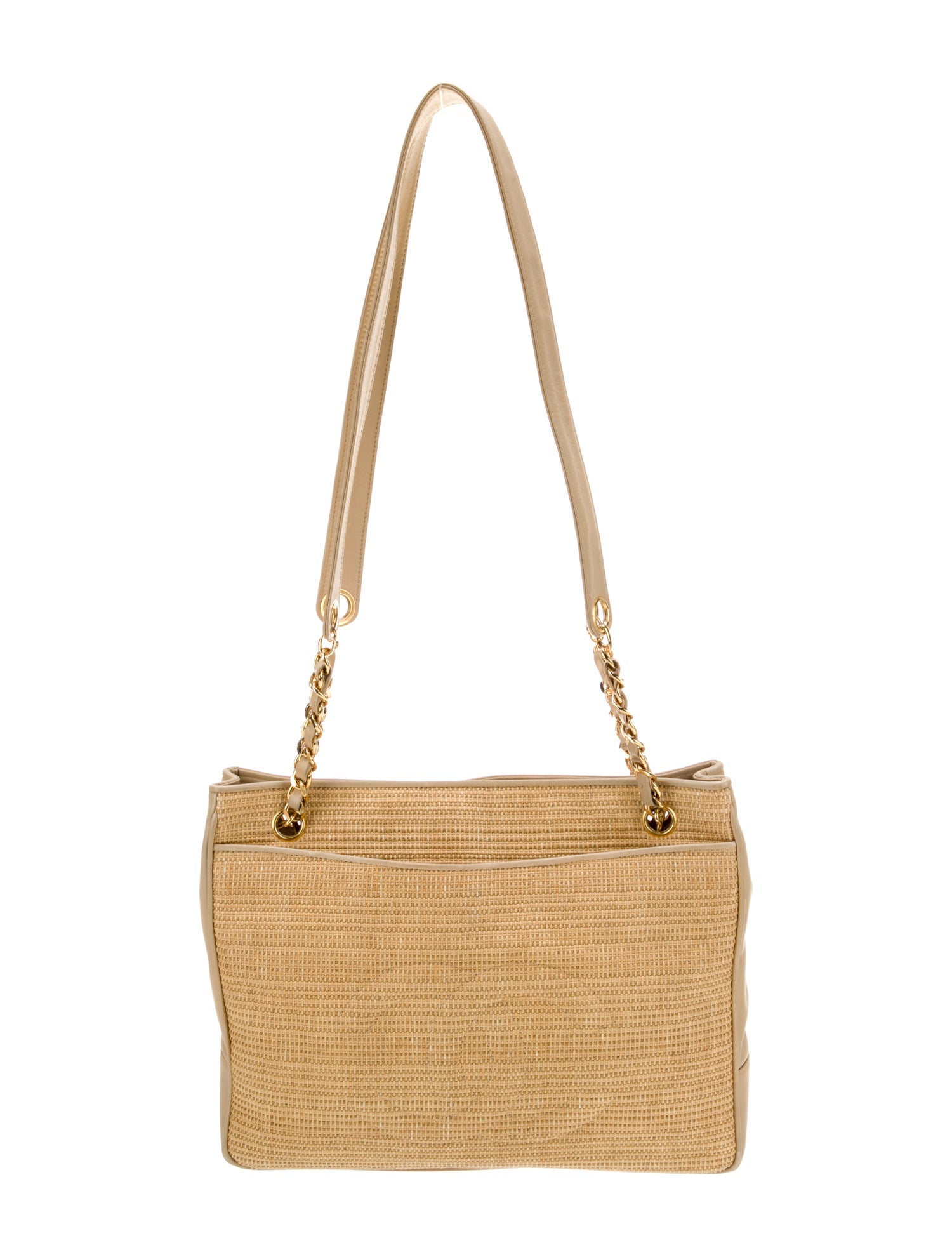 Chanel Raffia CC Tote