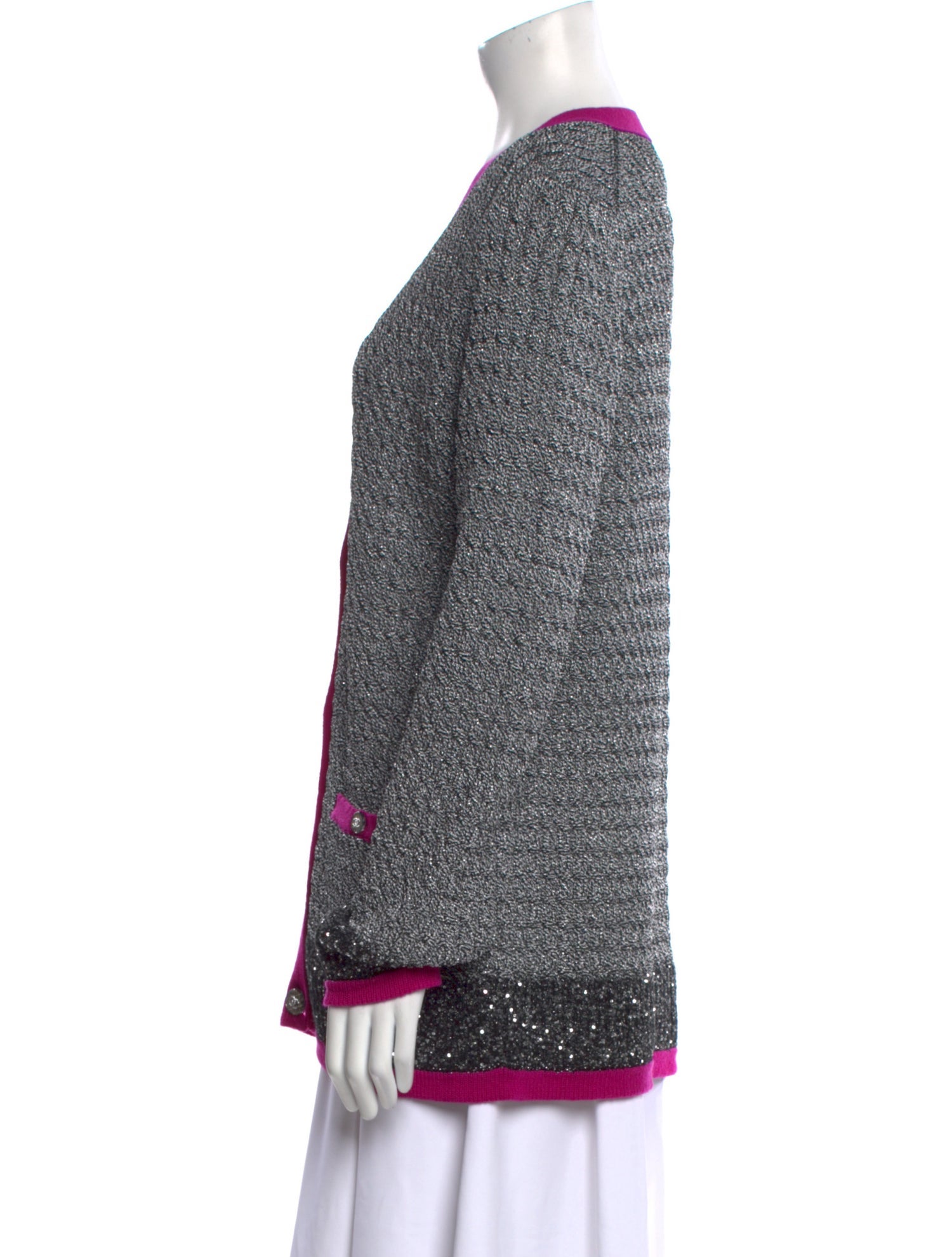 Chanel 2021 Colorblock Pattern Sweater