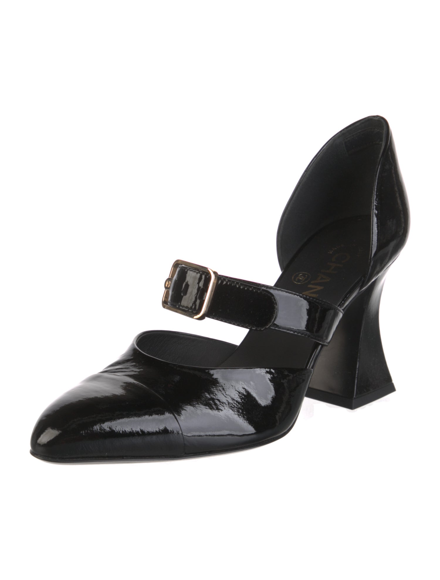 Chanel 2022 Interlocking CC Logo D'Orsay Pumps