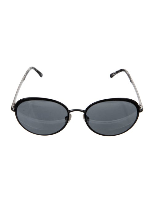 Chanel CC Logo Round Sunglasses Interlocking CC Logo Sunglasses