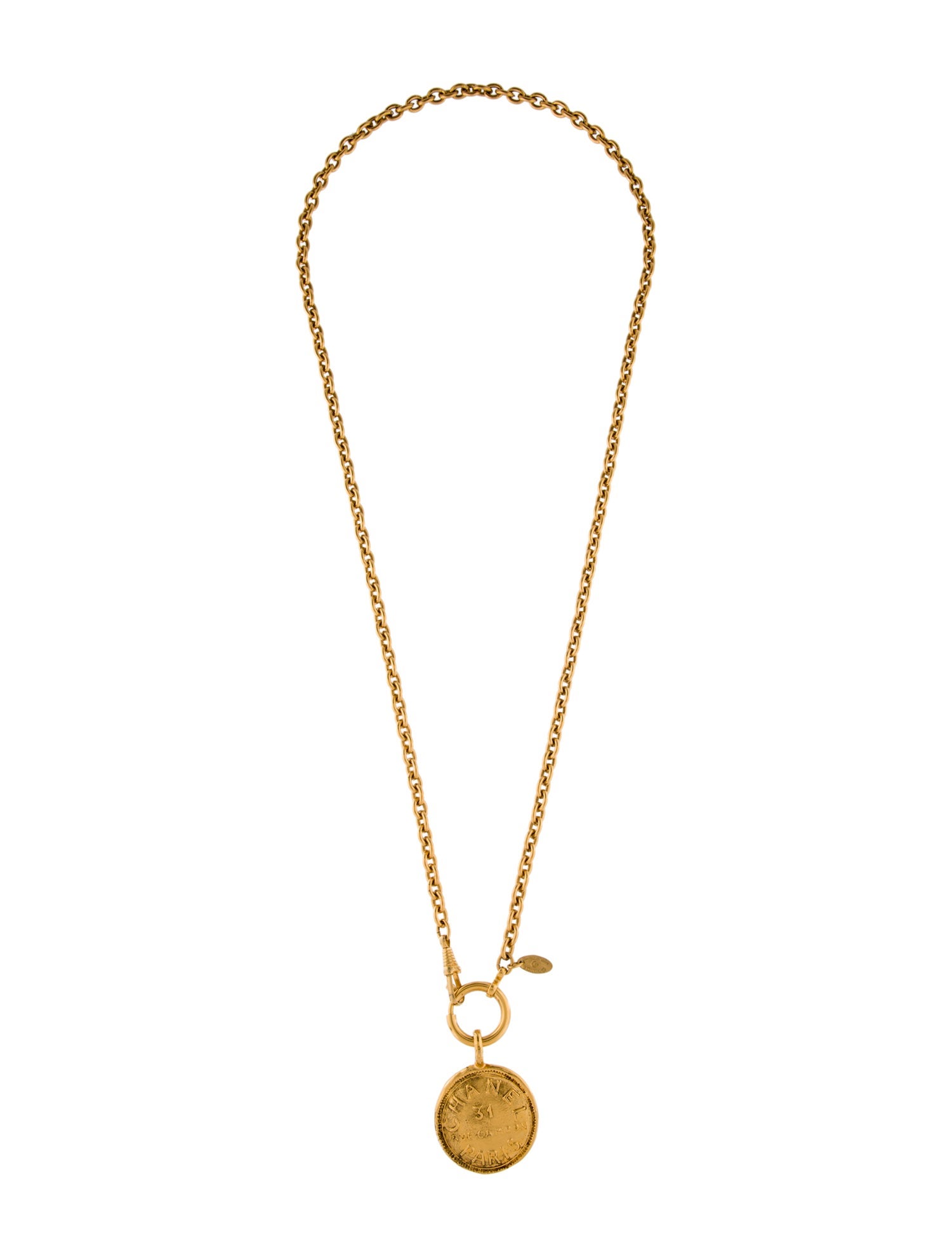 Chanel Vintage 31 Rue Cambon Pendant Necklace
