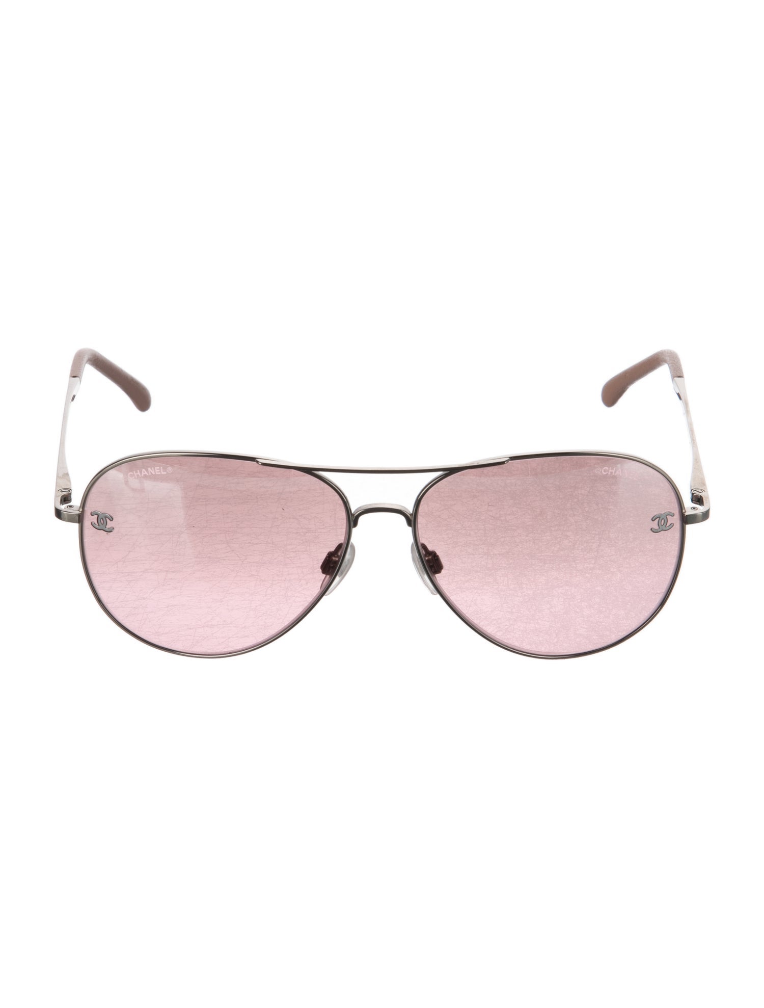 Chanel Interlocking CC Logo Aviator Sunglasses
