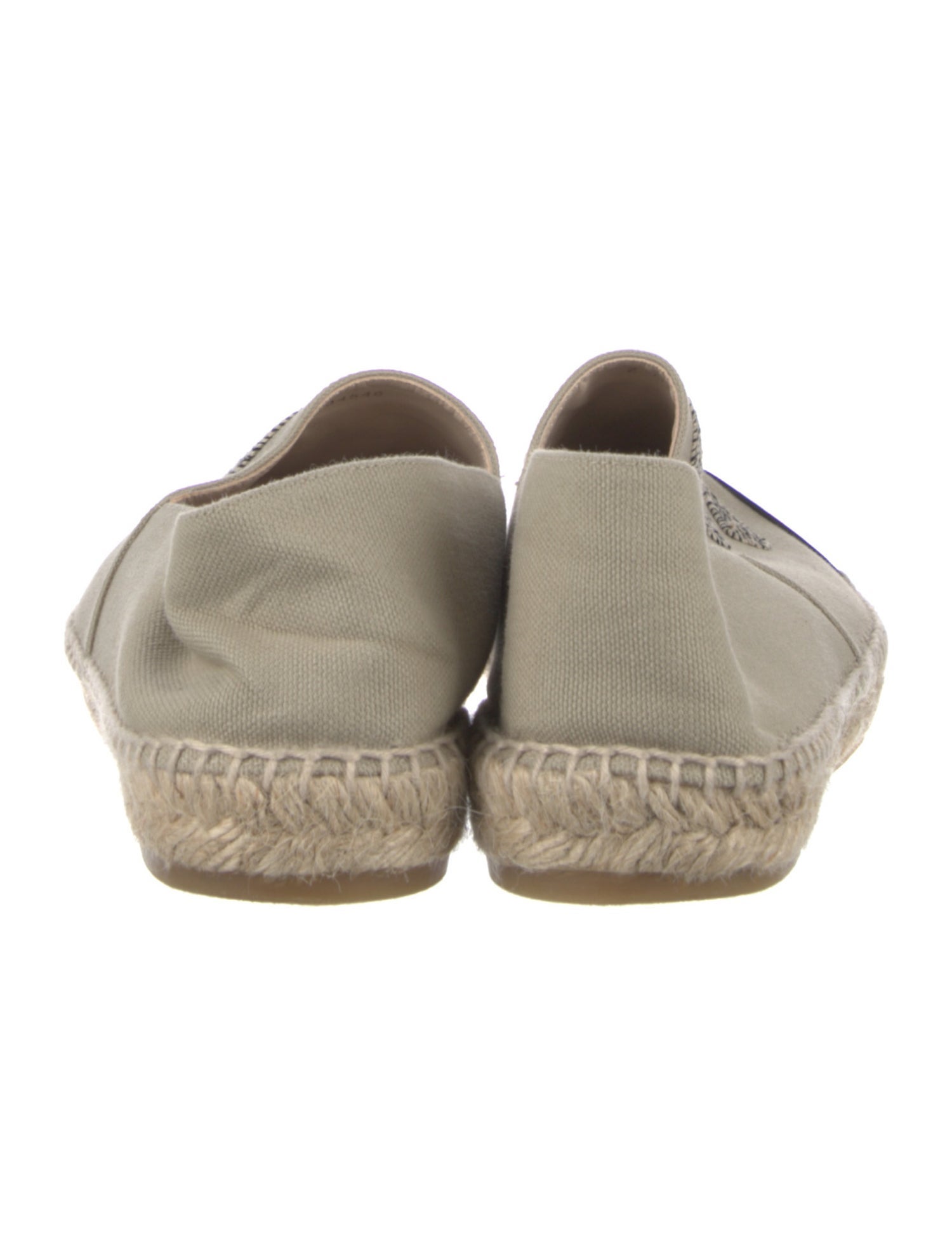 Chanel Interlocking CC Logo Canvas Espadrilles