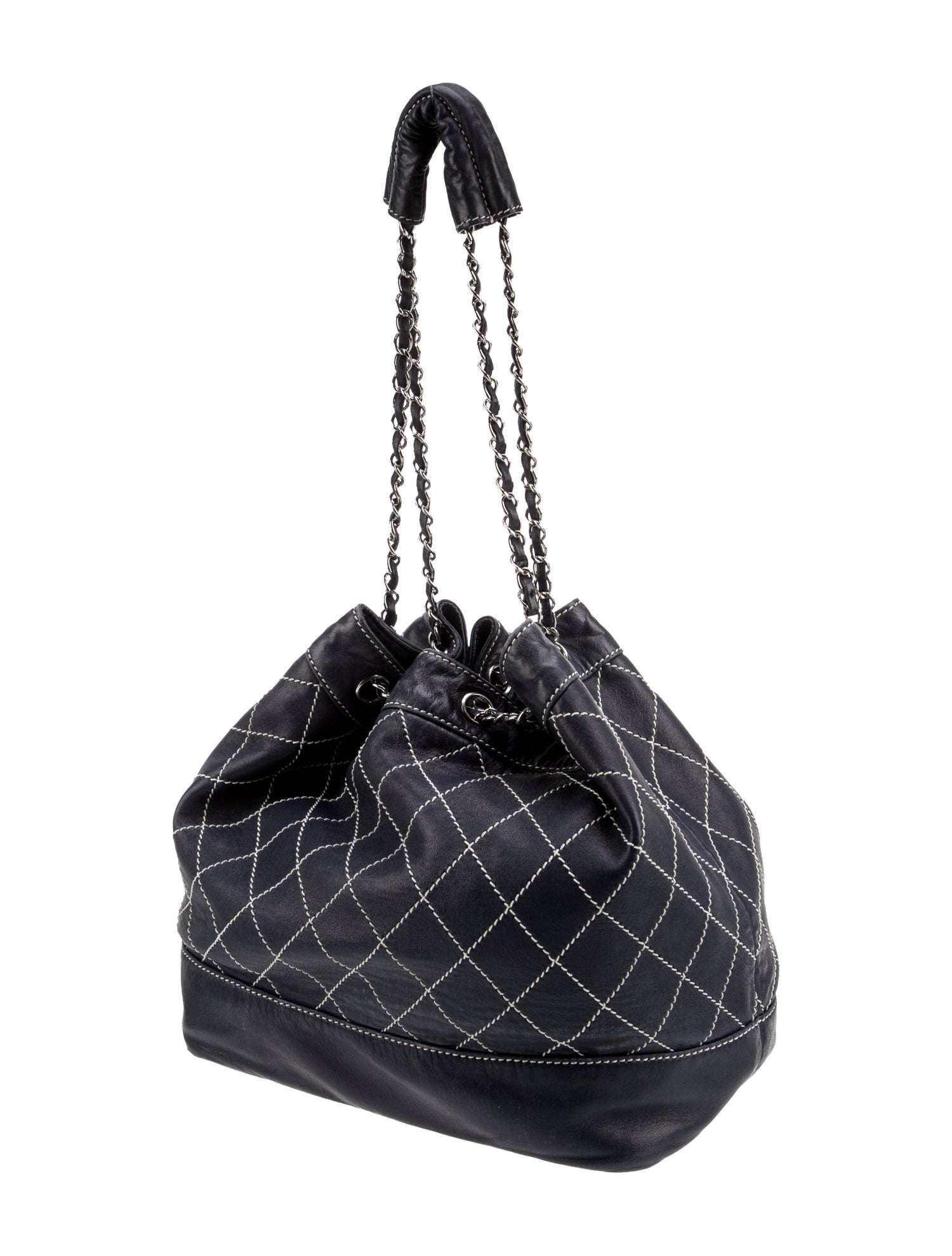 Chanel Surpique Bucket Bag