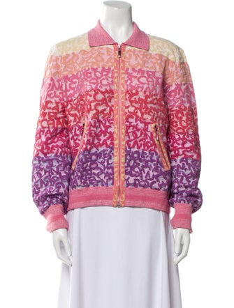 Chanel 2022 Printed Bomber Jacket