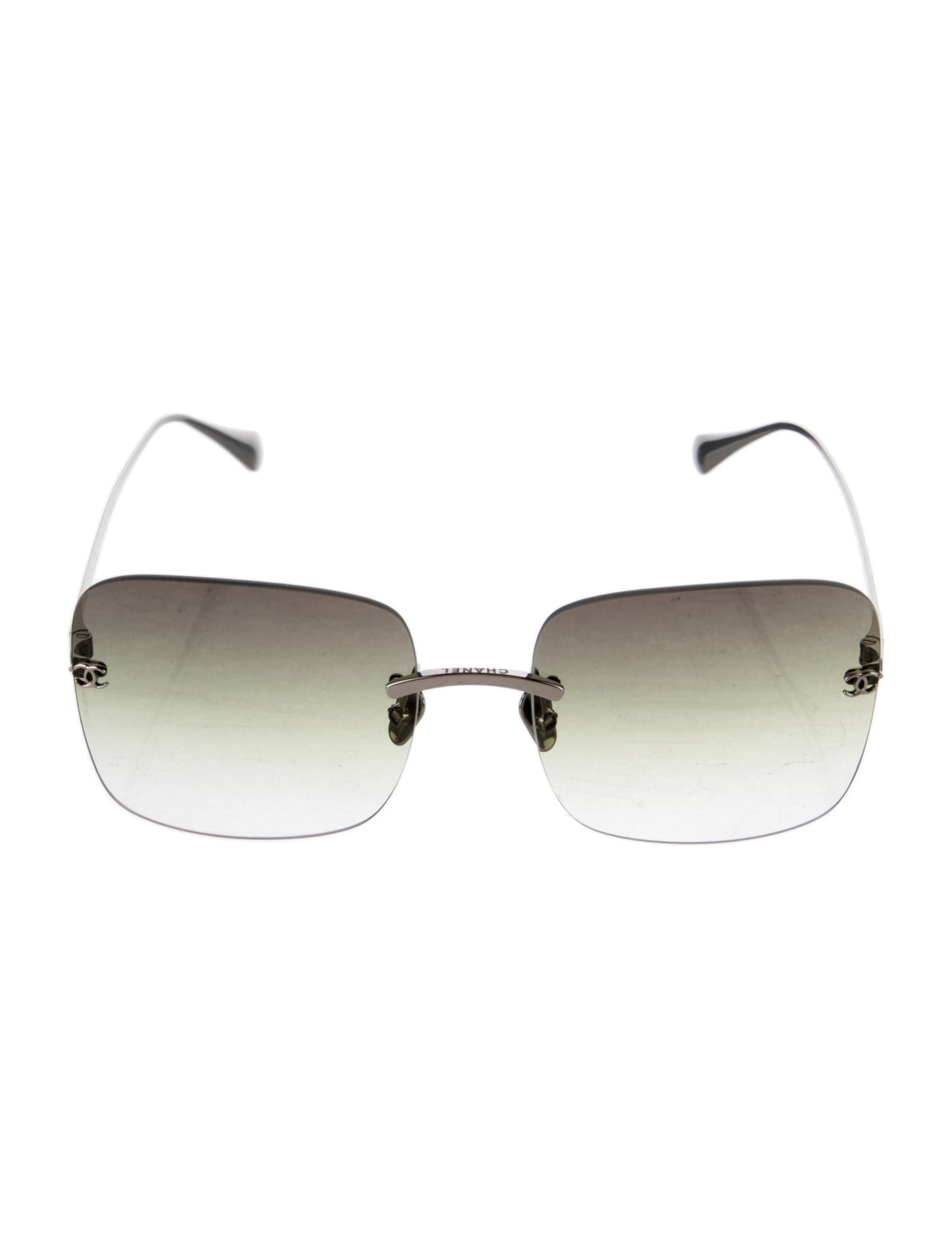 Chanel Interlocking CC Logo Square Sunglasses w/ Tags