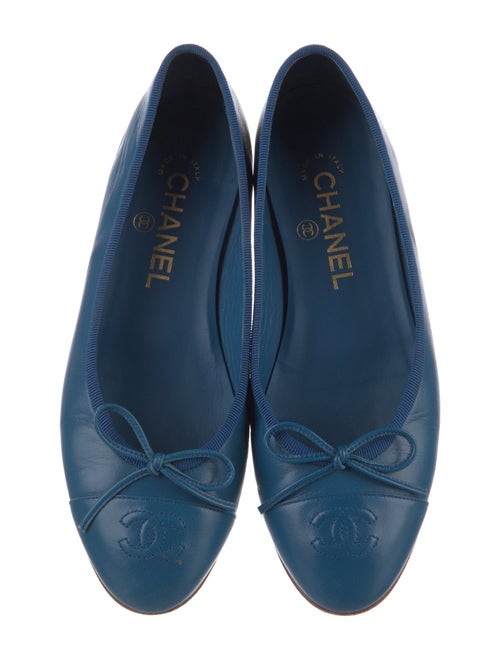 Chanel 2018 Interlocking CC Logo Ballet Flats