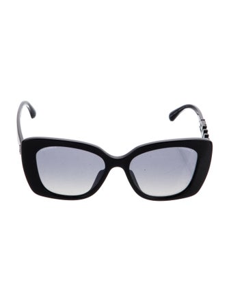 Chanel Interlocking CC Logo Square Sunglasses