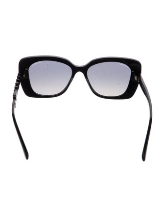 Chanel Interlocking CC Logo Square Sunglasses