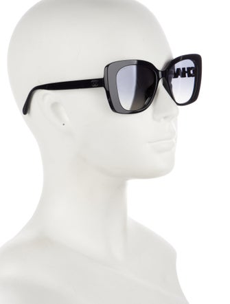 Chanel Interlocking CC Logo Square Sunglasses
