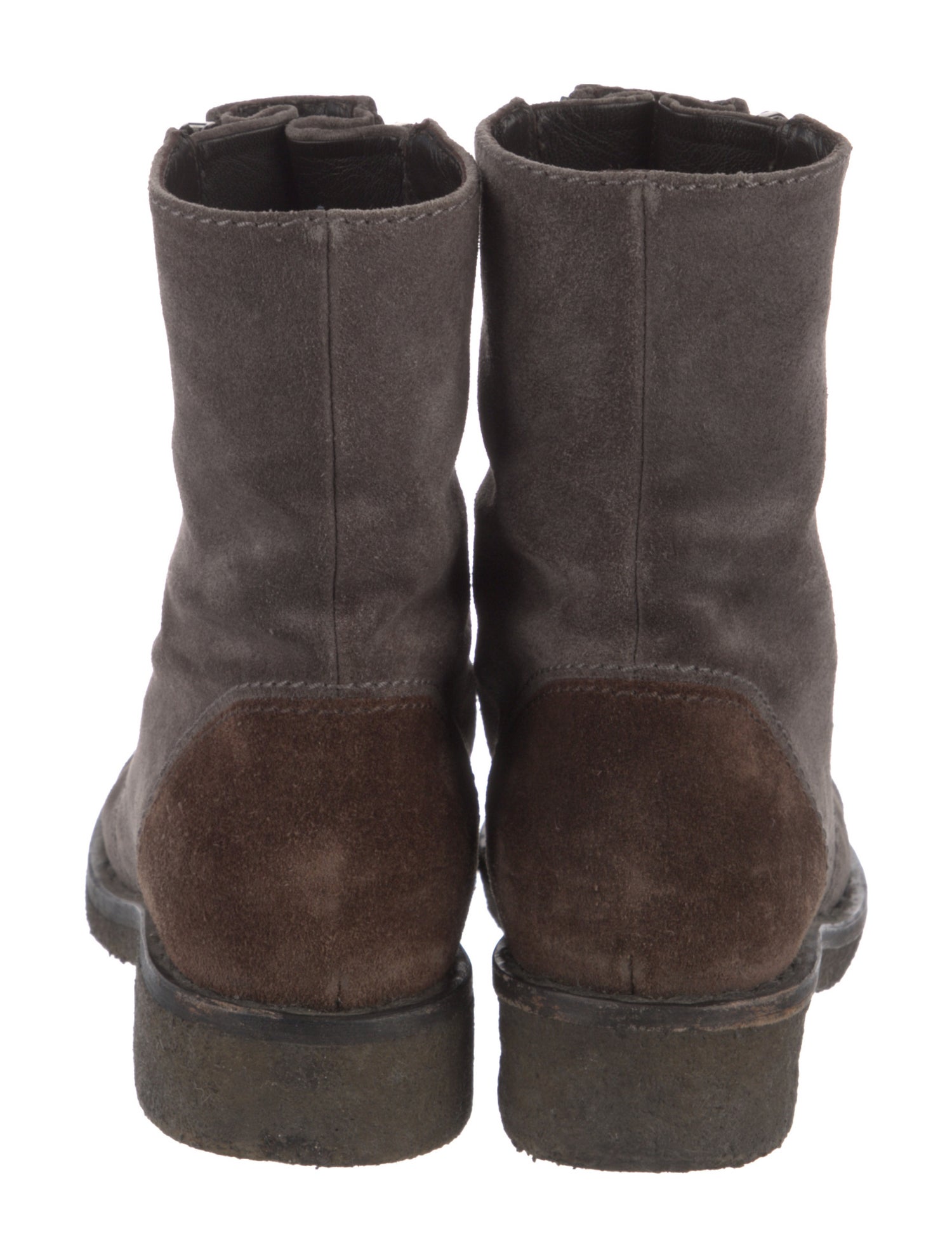 Chanel 2016 Interlocking CC Logo Combat Boots