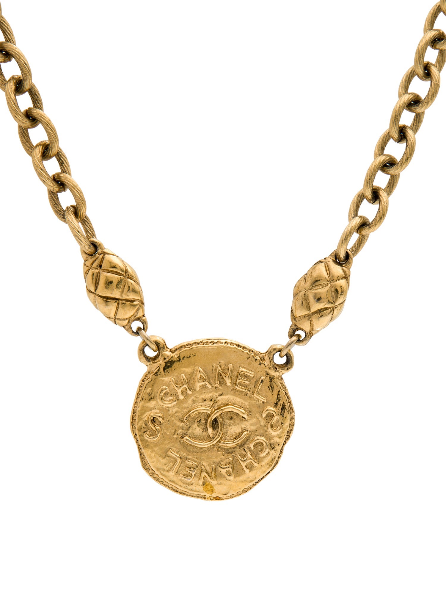 Chanel Vintage CC Pendant Necklace