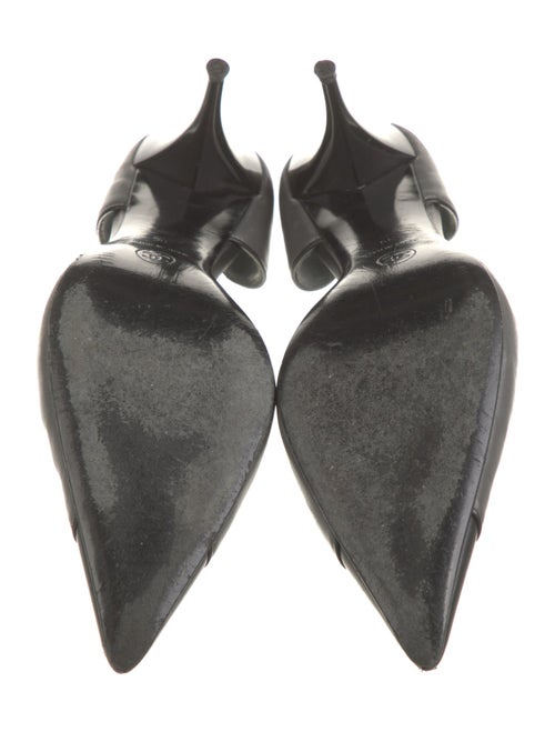 Chanel Interlocking CC Logo Leather D'Orsay Pumps