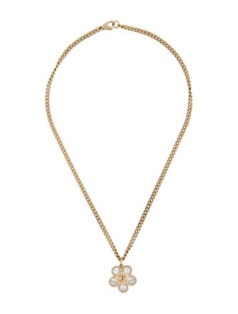 Chanel Strass CC Pendant Necklace