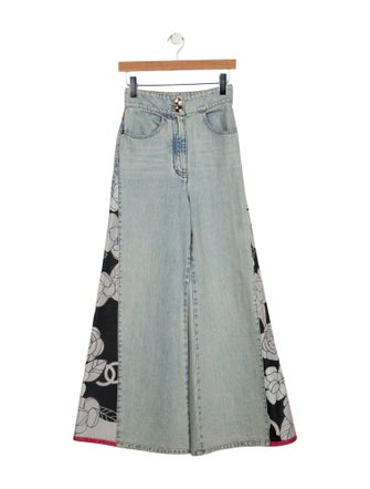 Chanel 2021 Wide Leg Jeans