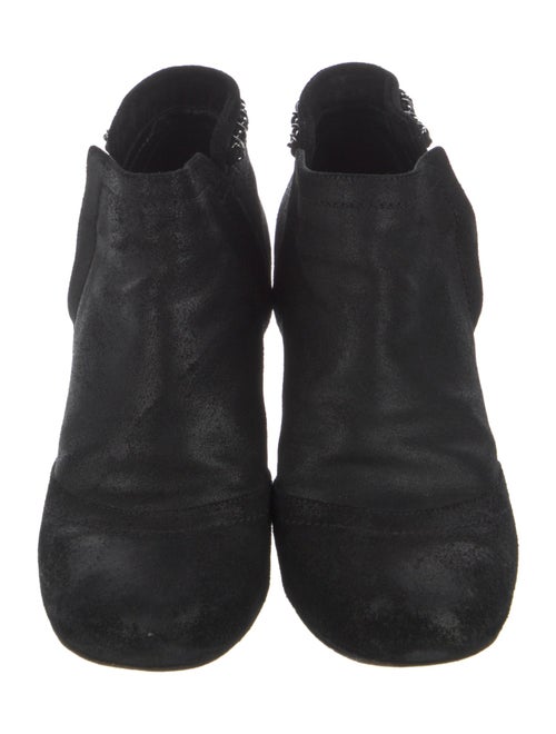 Chanel 2014 Interlocking CC Logo Boots