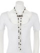Chanel Faux Pearl, Enamel & Strass CC Lavalier Necklace