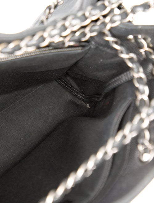 Chanel Large Woven Chain Shopping Tote