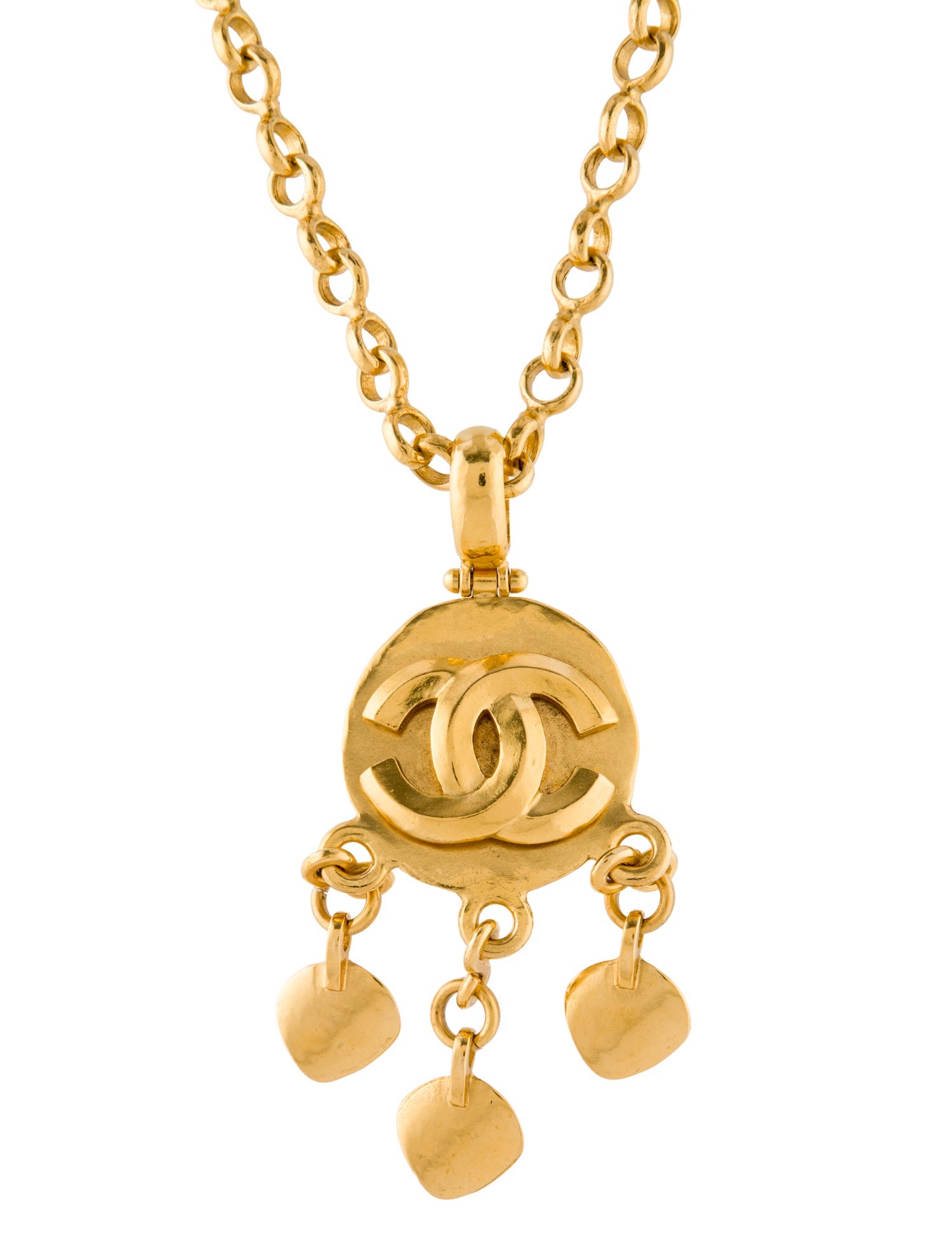 Chanel Vintage CC Pendant Necklace