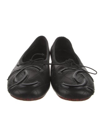 Chanel Ligne Cambon Interlocking CC Logo Ballet Flats