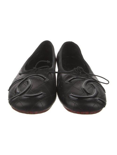 Chanel Ligne Cambon Interlocking CC Logo Ballet Flats